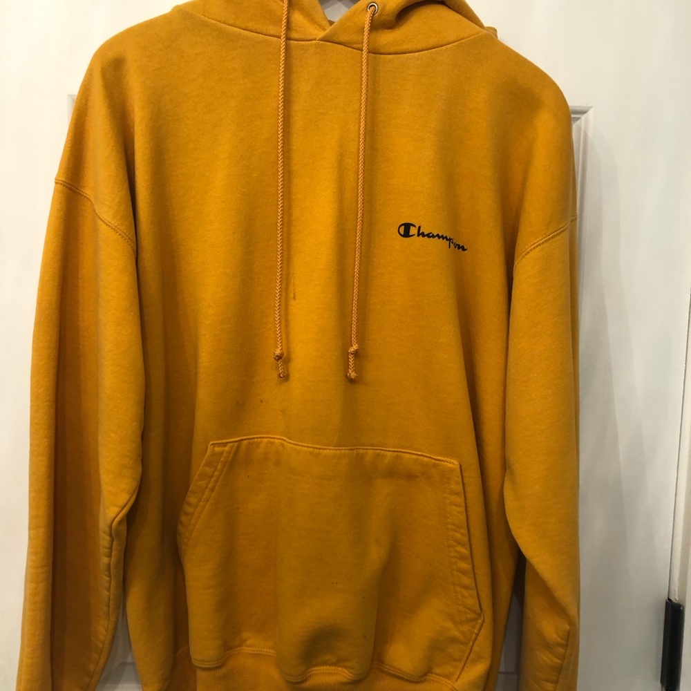 Yellow Champion Hoodie